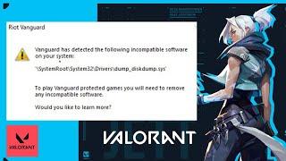 Fix vanguard has detected the following incompatible software on your system