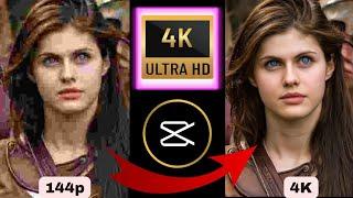 CONVERT NORMAL VIDEOS TO 4K QUALITY - SEE HOW EASY IT IS WITH THIS CAPCUT TUTORIAL!