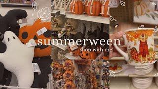 summerween/fall decor shop with me!