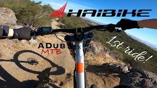 My first ride on my new Haibike! - SoCal mountain biking