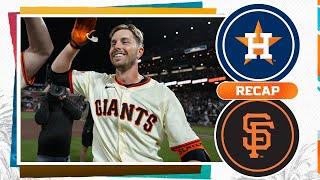 Astros vs. Giants Game Highlights (6/10/24) | MLB Highlights