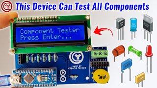 how to make All in one Component Tester led, transistor, inductor, capacitor, diodes