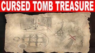 Hogwarts Legacy CURSED TOMB TREASURE - Use the Mysterious Map Fragment to find the Treasure