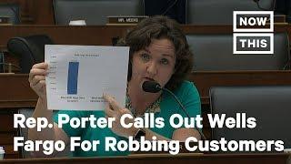 Rep. Katie Porter vs. Wells Fargo CEO Charles Scharf | NowThis