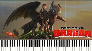 Test Drive (Main Theme) - How to Train Your Dragon Piano Cover | Sheet Music