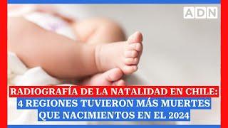 Radiografía de la natalidad en Chile: 4 regiones tuvieron más muertes que nacimientos en el 2024