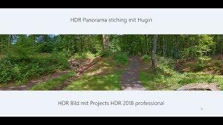 HDR Panorama mit Hugin und Projects HDR 2018 professional