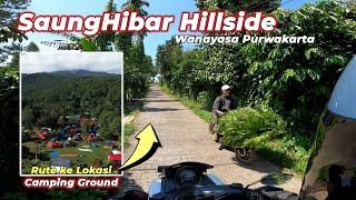 SaungHibar Hillside Camping Ground Wanayasa Purwakarta route to location