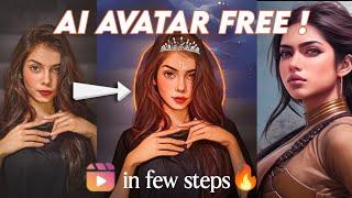 lensa ai avatar free|viral Instagram ai filter trend photo|How to edit AI filter Photo generator