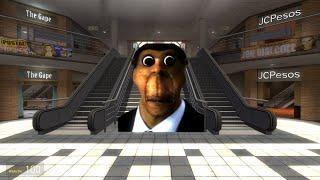 Obunga chases us in the Mall - Funny Moments