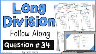 #34 Long Division Standard Algorithm Google Slides Online Version