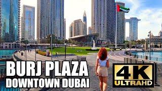 DOWNTOWN DUBAI WALKING TOUR  4K