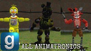 FAZBEAR ULTIMATE PILL PACK REMASTERED All Animatronics