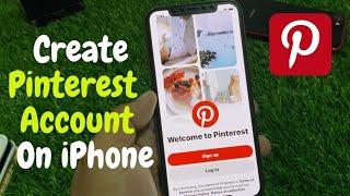 How To Create a Pinterest Account On iPhone Easy 2023 ( iPhone Tutorial )