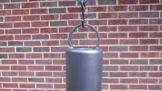 Dark metallic oxygen tank bell