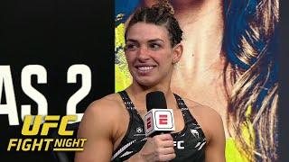 Mackenzie Dern recaps submission win vs. Amanda Ribas at #UFCVegas101 | ESPN MMA