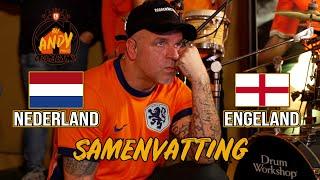 Nederland - Engeland I LIVE Bij Andy Thuis op de Bank! (Samenvatting)