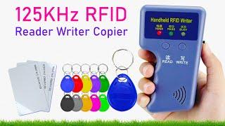 Handheld 125KHz RFID Duplicator Card Reader/Writer - Easy RFID Copier