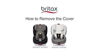 How To Remove The Cover On Britax Boulevard & Advocate ClickTight Convertible Car Seats