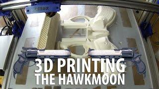 3D Printing the Hawkmoon Gun from Destiny Timelapse