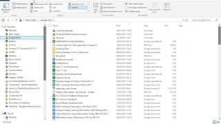 Searching within the Google Drive folder in Windows
