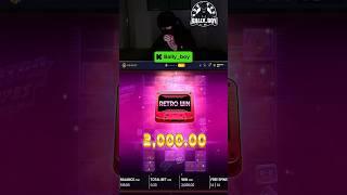 RETRO MAX WIN #maxwin #1000x #plinko #cabrzy #roobet #syztmz #blackjack #shorts