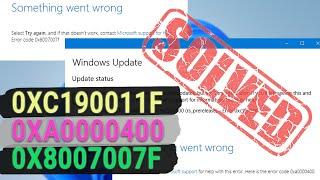 ️Windows 10 auf Windows 11 Upgrades: So lösen Sie die Fehler 0xc190011f, 0xa0000400, 0x8007007f!⬅️