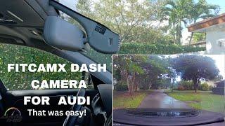 FITCAMX DASH CAMERA FOR 2013 AUDI Q5