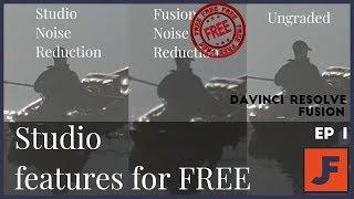 Free Noise Reduction - Resolve Studio Features FOR FREE - Episode 1