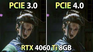 PCIe 3.0 vs 4.0 - RTX 4060 Ti: Does it Matter?