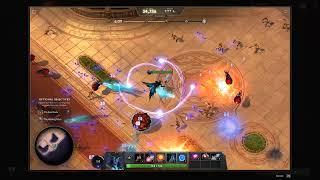 Dota 2 Crown fall Act 4 - Nest of thorn mini game - Full 7 stage playthrough - Best strategy & combo