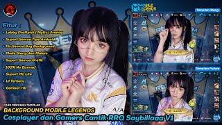 Background ML Terbaru Cosplayer dan Gamers Cantik RRQ Saybillaaa V1