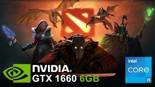 GTX 1660 6GB + i5 9400f + 16GB RAM Test in Dota 2 (1080p)