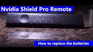 How to Replace Batteries on a Nvidia Shield Pro Remote