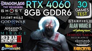 RTX 4060 In Early 2025 - Test In 30 Games - Amazing Gpu !