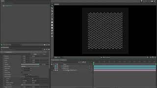 1 Minute Wonder | Animate a column of wavy lines in Cavalry.