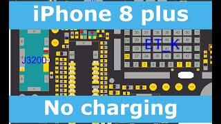 iPhone 8 Plus not charging, no battery percentage, connector problem - Advanced Motherboard Repair
