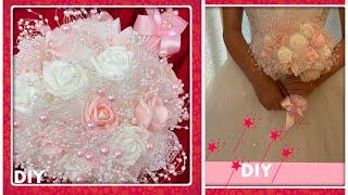Как сделать необыкновенно красивый букет невесты своими руками./DIY Wedding bouquet .Very beautiful.