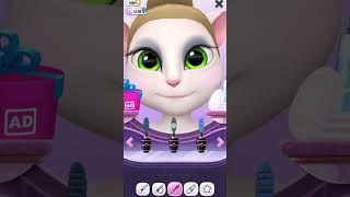 Angela make up #shortsvideos #mytalkingangela #makeup #beatifulcat