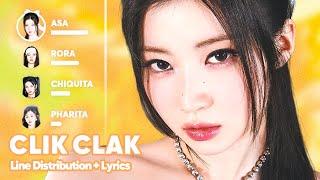 BABYMONSTER - CLIK CLAK (Line Distribution + Lyrics Karaoke) PATREON REQUESTED