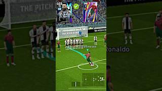 Messi VS Ronaldo Freekick Challenge #short #efootball #viral