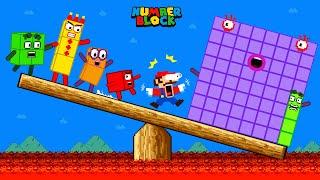 Pattern Palace: What if Super Mario Bros Numberblocks Maze | Game Animation