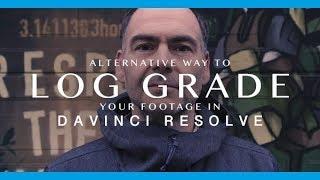 Davinci Resolve LOG Grading Tutorial | Cinematic Film Look | FAST and EASY - without LUTS