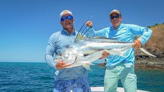Giant Rooster fish in Panama and Sailfish in Miami for Peter and Alessias Anniversary.