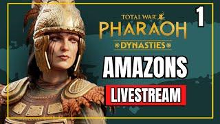 AMAZONS UNLEASHED!  Total War PHARAOH Dynasties Mods 'Daughters of Ares' Campaign Review