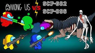 Among Us vs SCP 682 + SCP 096 - 어몽어스 VS 좀비 애니메이션 - Among Us Zombie - Among Us Animation