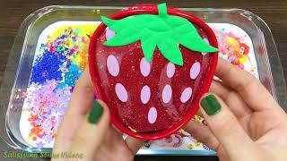 Mixing Random Things into GLOSSY Slime  SlimeSmoothie  Satisfying Slime Videos Series Slime 552