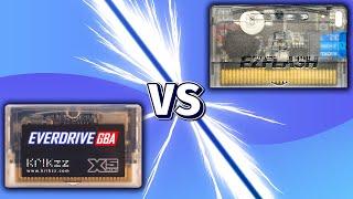 Everdrive GBA X5 Vs EZ Flash Omega Definitive Edition