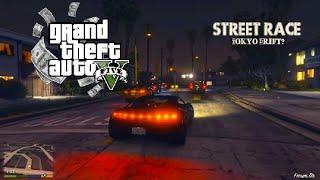 GTA 5 : First Street Race Mission with Franklin - Racing with Best Cars