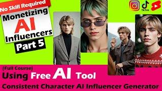 Monetize AI Influencers for Free |Apob Ai |Consistent Character AI Model |Text to Image AI Generator